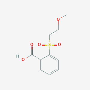 molecular formula C10H12O5S B3022519 2-[(2-Methoxyethyl)sulfonyl]benzoic acid CAS No. 1016838-05-3
