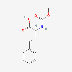 2-[(Methoxycarbonyl)amino]-4-phenylbutanoic acid