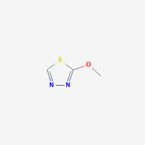 molecular formula C3H4N2OS B3022528 2-Methoxy-1,3,4-thiadiazole CAS No. 84353-02-6
