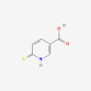 molecular formula C6H5NO2S B3022530 6-Mercaptonicotinic acid CAS No. 92823-43-3