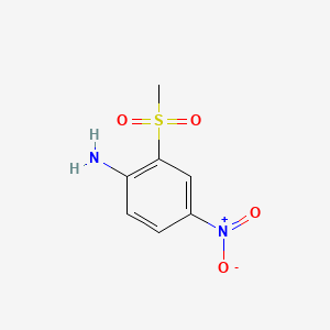 molecular formula C7H8N2O4S B3022536 2-(Methylsulfonyl)-4-nitroaniline CAS No. 96-74-2