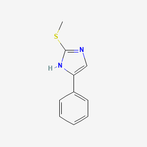 2-(methylsulfanyl)-4-phenyl-1H-imidazole