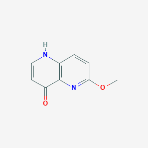 molecular formula C9H8N2O2 B3022543 6-Methoxy-1,5-naphthyridin-4-ol CAS No. 443955-22-4