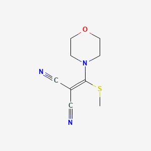 2-[(Methylsulfanyl)(morpholin-4-yl)methylidene]propanedinitrile