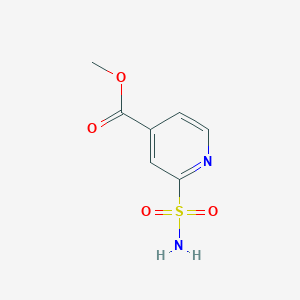 molecular formula C7H8N2O4S B3022546 Methyl 2-sulfamoylisonicotinate CAS No. 75903-51-4