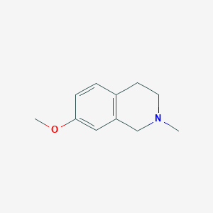 molecular formula C11H15NO B3022549 7-Methoxy-2-methyl-1,2,3,4-tetrahydroisoquinoline CAS No. 54893-23-1