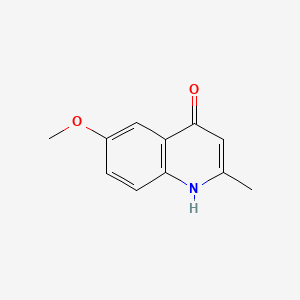 molecular formula C11H11NO2 B3022550 6-Methoxy-2-methylquinolin-4-ol CAS No. 58596-37-5