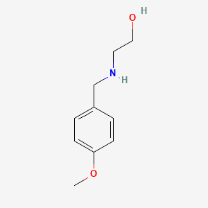 molecular formula C10H15NO2 B3022562 2-((4-Methoxybenzyl)amino)ethanol CAS No. 64834-63-5