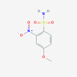 molecular formula C7H8N2O5S B3022568 4-Methoxy-2-nitrobenzenesulfonamide CAS No. 81792-84-9