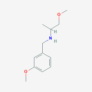 molecular formula C12H19NO2 B3022572 (3-Methoxybenzyl)(2-methoxy-1-methylethyl)amine CAS No. 418777-08-9