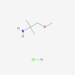 molecular formula C5H14ClNO B3022579 (2-Methoxy-1,1-dimethylethyl)amine hydrochloride CAS No. 251660-96-5