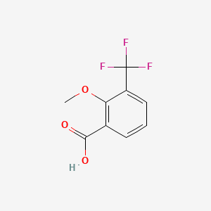 molecular formula C9H7F3O3 B3022589 2-Methoxy-3-(trifluoromethyl)benzoic acid CAS No. 937068-58-1