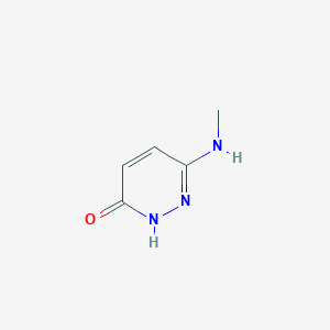 molecular formula C5H7N3O B3022591 6-(甲基氨基)吡哒嗪-3(2H)-酮 CAS No. 88259-77-2