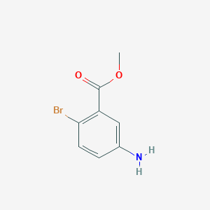 molecular formula C8H8BrNO2 B3022597 Methyl 5-amino-2-bromobenzoate CAS No. 6942-37-6