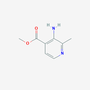 molecular formula C8H10N2O2 B3022599 Methyl 3-amino-2-methylpyridine-4-carboxylate CAS No. 1227581-39-6