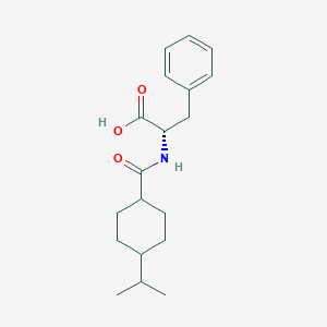 molecular formula C19H27NO3 B030226 ent-那格列奈 CAS No. 105816-05-5