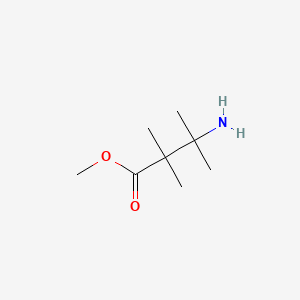 molecular formula C8H17NO2 B3022604 Methyl 3-amino-2,2,3-trimethylbutyrate CAS No. 90886-53-6