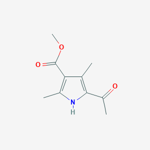 molecular formula C10H13NO3 B3022606 5-乙酰基-2,4-二甲基-1H-吡咯-3-甲酸甲酯 CAS No. 62264-99-7