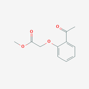 molecular formula C11H12O4 B3022610 Methyl 2-(2-Acetylphenoxy)acetate CAS No. 77956-92-4
