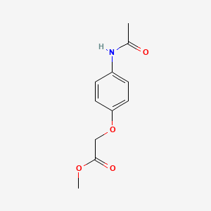 molecular formula C11H13NO4 B3022613 Methyl [4-(acetylamino)phenoxy]acetate CAS No. 220299-99-0