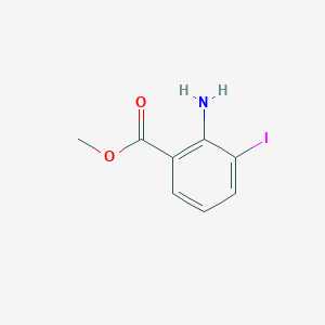 molecular formula C8H8INO2 B3022619 Methyl 2-amino-3-iodobenzoate CAS No. 180161-60-8