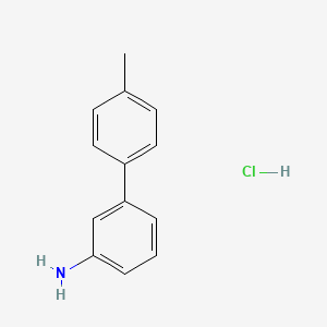 molecular formula C13H14ClN B3022631 4'-Methylbiphenyl-3-ylamine hydrochloride CAS No. 1049728-25-7