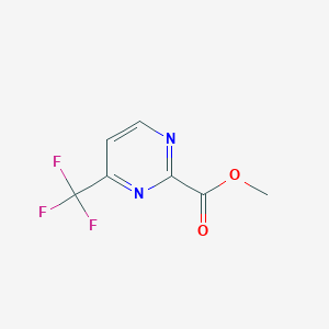 molecular formula C7H5F3N2O2 B3022632 Methyl 4-(trifluoromethyl)pyrimidine-2-carboxylate CAS No. 887626-20-2