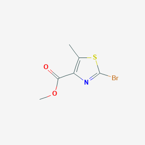 molecular formula C6H6BrNO2S B3022650 Methyl 2-bromo-5-methylthiazole-4-carboxylate CAS No. 56355-61-4