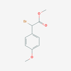 molecular formula C10H11BrO3 B3022652 Methyl 2-bromo-2-(4-methoxyphenyl)acetate CAS No. 50612-99-2