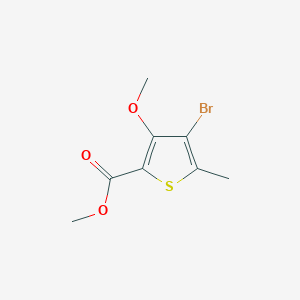 molecular formula C8H9BrO3S B3022653 Methyl 4-bromo-3-methoxy-5-methylthiophene-2-carboxylate CAS No. 123342-03-0