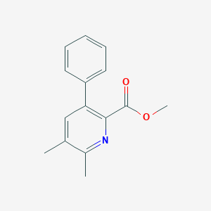 molecular formula C15H15NO2 B3022665 Methyl 5,6-dimethyl-3-phenylpicolinate CAS No. 57768-13-5