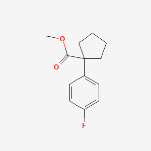 molecular formula C13H15FO2 B3022673 Methyl 1-(4-fluorophenyl)cyclopentanecarboxylate CAS No. 943118-95-4