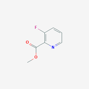 molecular formula C7H6FNO2 B3022675 3-氟吡啶-2-甲酸甲酯 CAS No. 869108-35-0