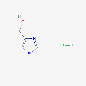 molecular formula C5H9ClN2O B3022679 (1-Methyl-1H-imidazol-4-yl)methanol hydrochloride CAS No. 96831-65-1