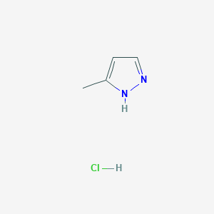 molecular formula C4H7ClN2 B3022687 5-甲基-1H-吡唑盐酸盐 CAS No. 119760-62-2