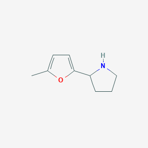 molecular formula C9H13NO B3022689 2-(5-Methylfuran-2-yl)pyrrolidine CAS No. 118248-27-4