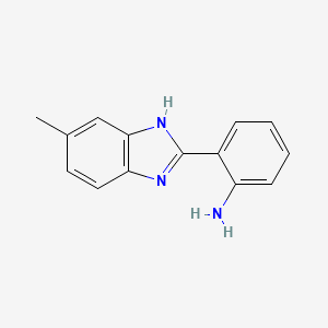 2-(6-Methyl-1h-benzimidazol-2-yl)aniline