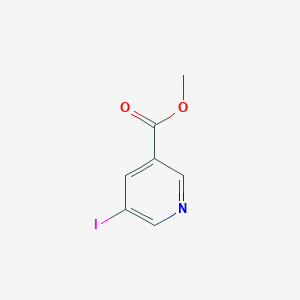 molecular formula C7H6INO2 B3022695 Methyl 5-iodopyridine-3-carboxylate CAS No. 1033955-80-4