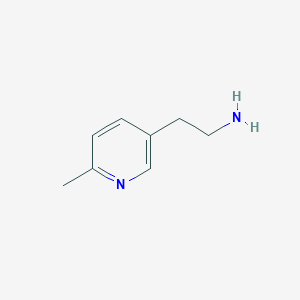 molecular formula C8H12N2 B3022722 2-(6-Methylpyridin-3-yl)ethan-1-amine CAS No. 90196-84-2