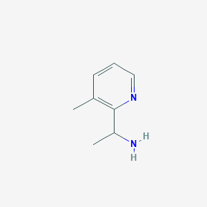 molecular formula C8H12N2 B3022723 1-(3-Methylpyridin-2-yl)ethanamine CAS No. 780803-63-6