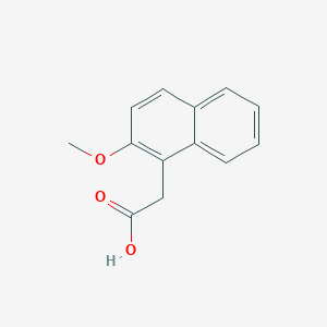 molecular formula C13H12O3 B3022742 2-(2-methoxynaphthalen-1-yl)acetic Acid CAS No. 10441-48-2