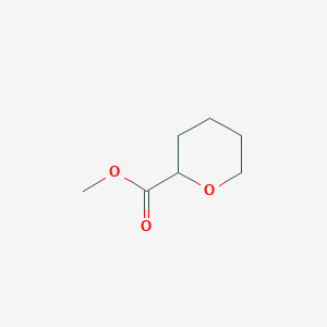 molecular formula C7H12O3 B3022744 methyl tetrahydro-2H-pyran-2-carboxylate CAS No. 84355-44-2