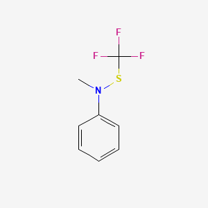 molecular formula C8H8F3NS B3022746 N-Methyl-N-(trifluoromethylthio)aniline CAS No. 66476-44-6