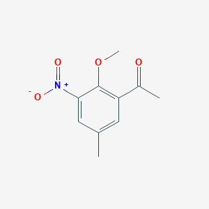 molecular formula C10H11NO4 B3022748 2'-Methoxy-5'-methyl-3'-nitroacetophenone CAS No. 103204-71-3