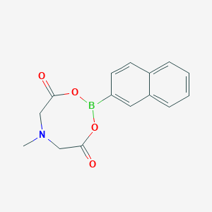 molecular formula C15H14BNO4 B3022750 6-Methyl-2-(naphthalen-2-yl)-1,3,6,2-dioxazaborocane-4,8-dione CAS No. 1257648-36-4