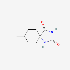 molecular formula C9H14N2O2 B3022757 8-Methyl-1,3-diazaspiro[4.5]decane-2,4-dione CAS No. 707-17-5