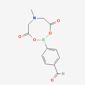 molecular formula C12H12BNO5 B3022759 4-(6-Methyl-4,8-dioxo-1,3,6,2-dioxazaborocan-2-yl)benzaldehyde CAS No. 1257650-77-3