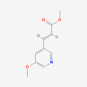 molecular formula C10H11NO3 B3022761 Methyl 3-(5-methoxypyridin-3-yl)acrylate CAS No. 1233560-96-7