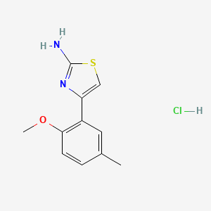 4-(2-Methoxy-5-methylphenyl)-1,3-thiazol-2-amine hydrochloride