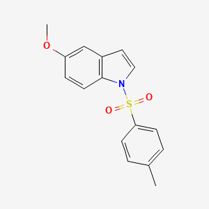 molecular formula C16H15NO3S B3022773 1H-Indole, 5-methoxy-1-[(4-methylphenyl)sulfonyl]- CAS No. 139717-71-8
